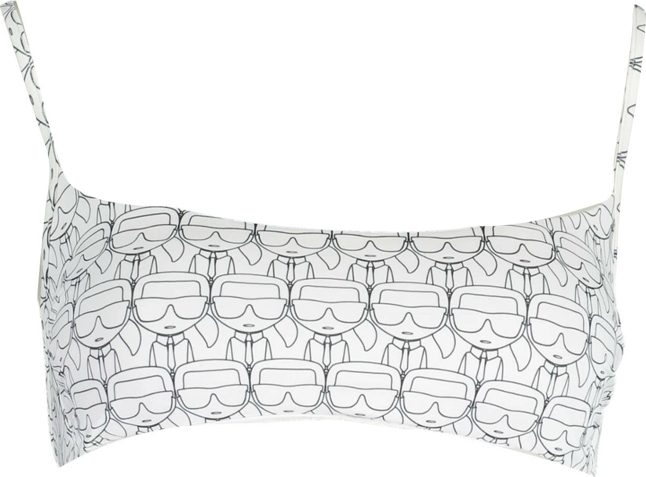 Bikine KARL LAGERFELD BEACHWEAR femra, të bardha