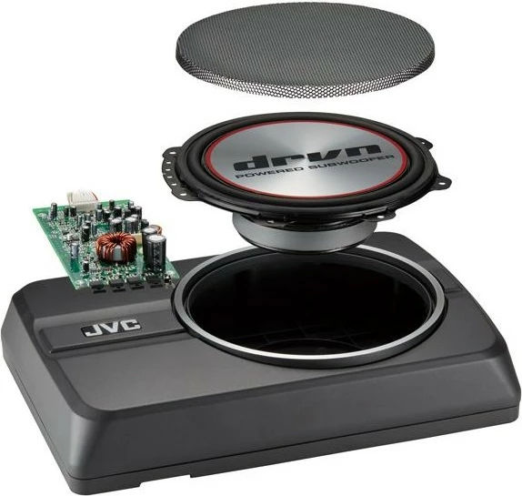 Subwoofer JVC CW-DRA8 aktiv, 20cm, i zi