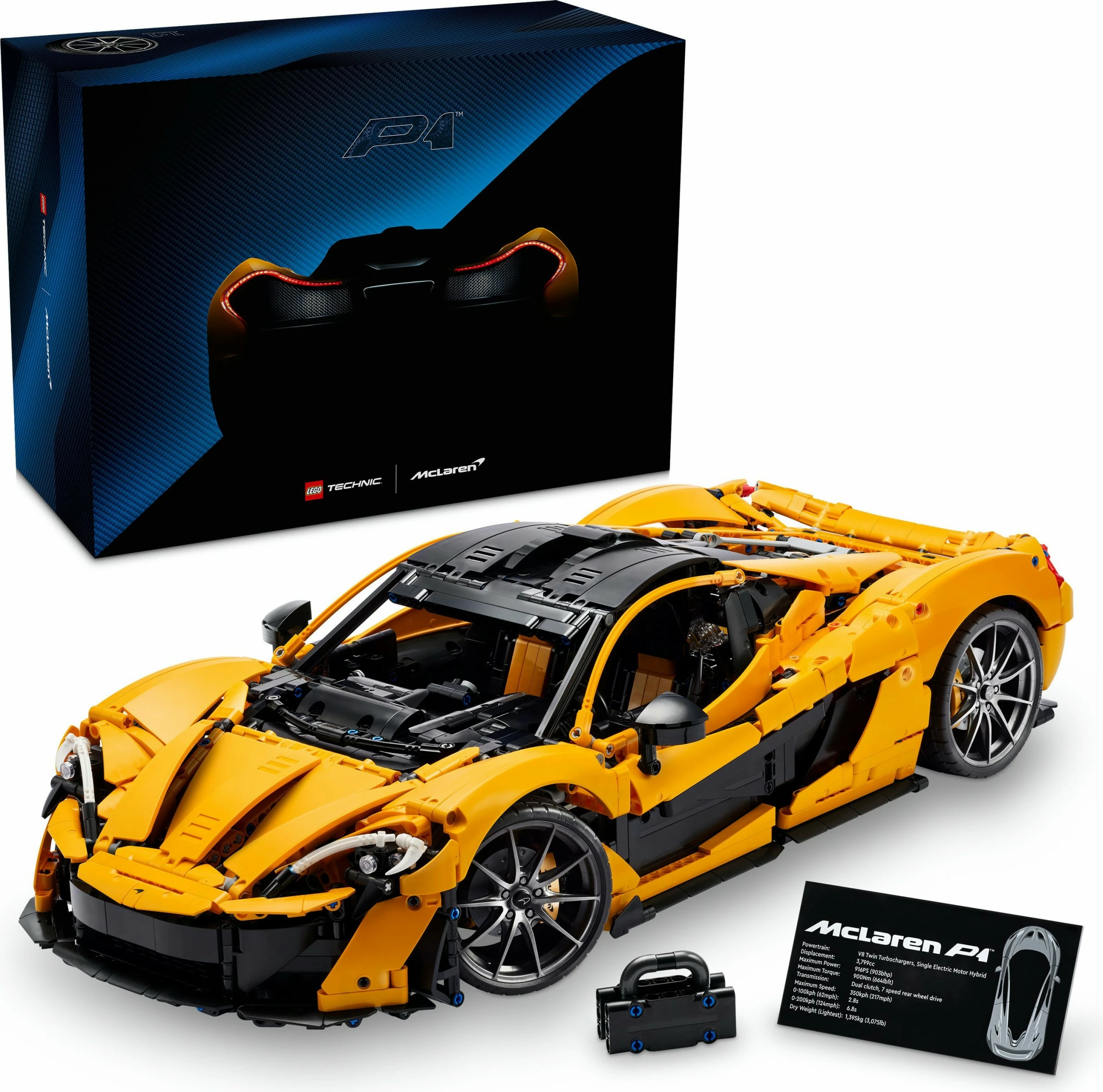 Set ndërtimi LEGO McLaren P1, 3893 pjesë, shumëngjyrësh