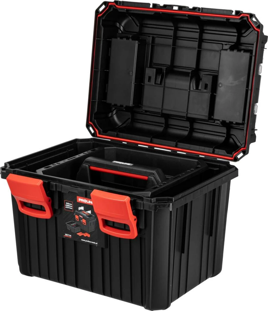 Kuti veglash PROLINE 35714 44.5x36x33.7 cm, e zezë/kuqe