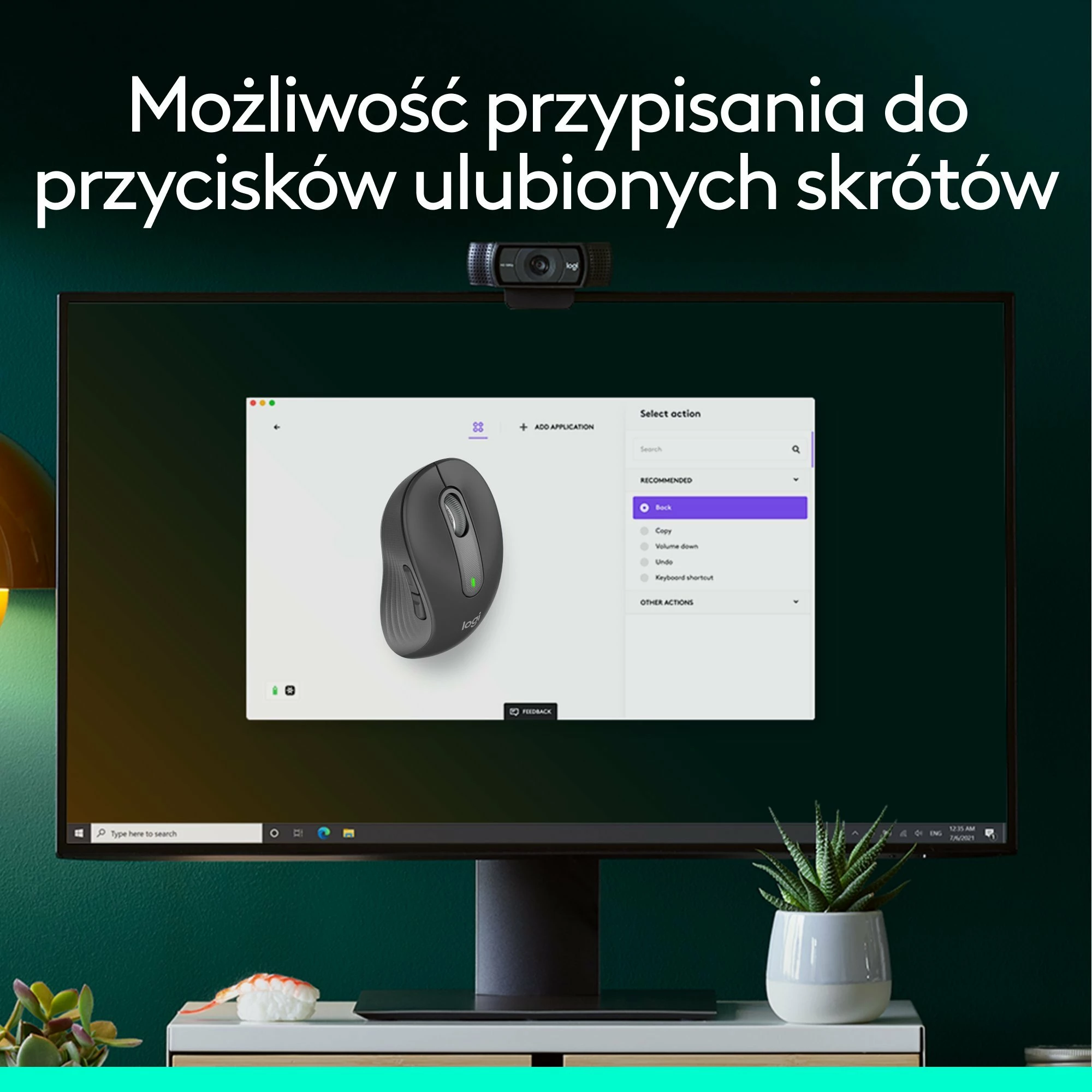 Maus Logitech Signature M650 (910-006253) 4000 DPI wireless Graphite
