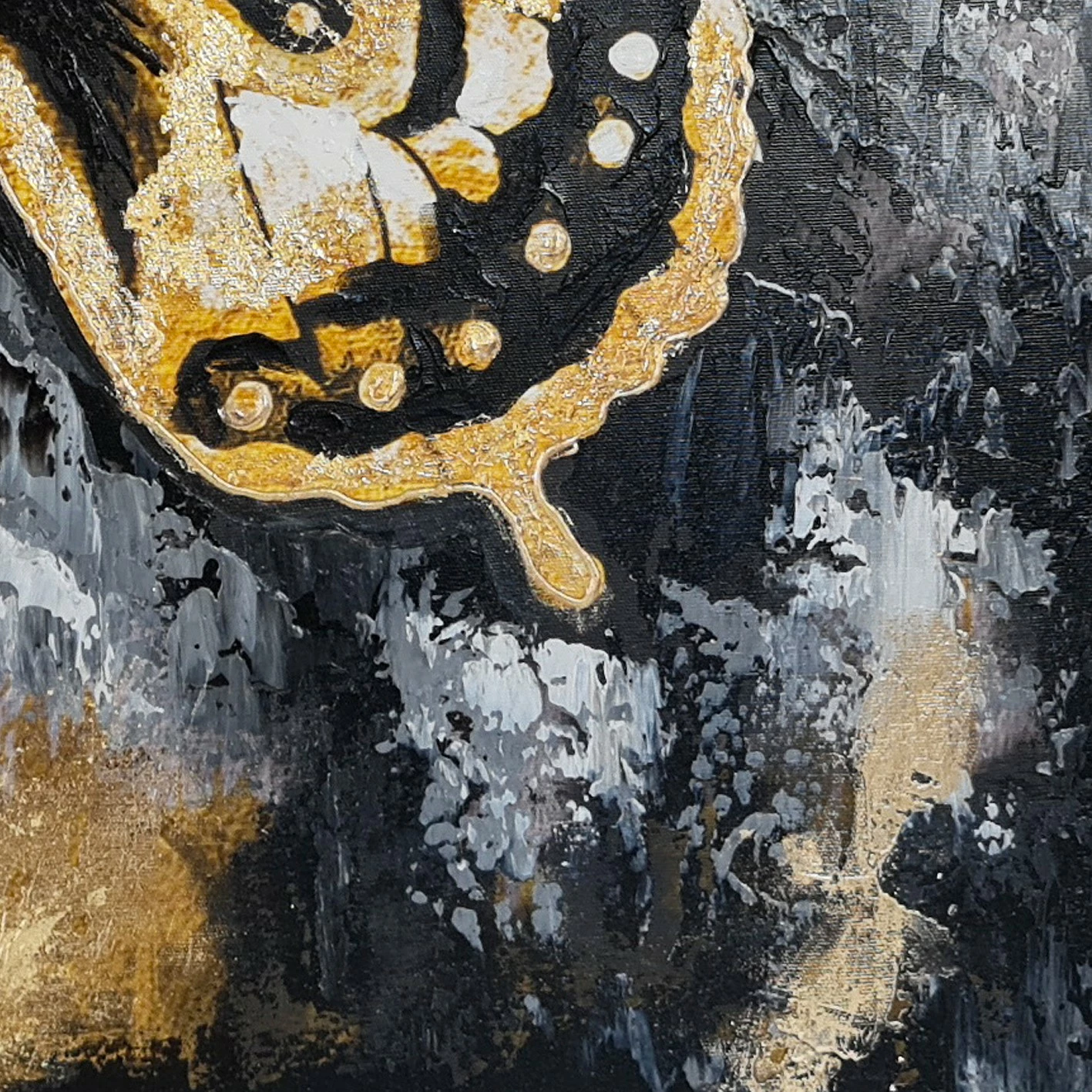 Pikturë dekorative me vaj, flutur, shumëngjyrëshe, Wallity, OPG2075564278, 70x70cm