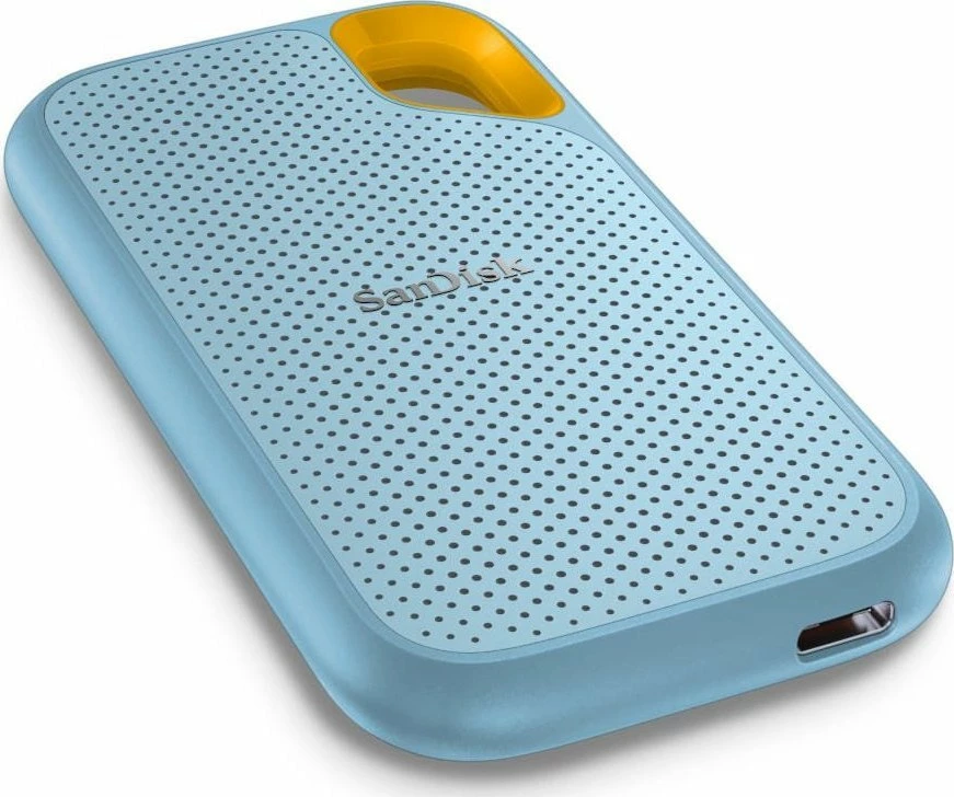 SSD ekstern SanDisk Extreme Portable V2 SDSSDE61-2T00-G25B 2TB USB-C, blu-verdhë