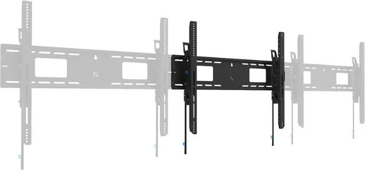 Mbajtëse muri për TV Neomounts WL35-750BL18 LEVEL, 43-98", Çelik, E zezë