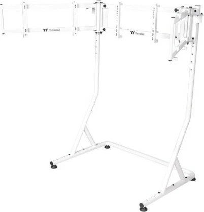 Mbajtës monitorësh Thermaltake Triple Monitor Stand Pro Snow, për 3 ekrane, çelik, i bardhë
