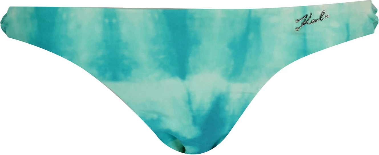 Bikine për femra KARL LAGERFELD BEACHWEAR, të kaltërta të çelëta