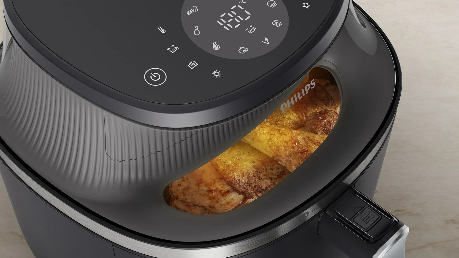 Fritezë ajri Philips NA 342/00, 1.4 kg, Ari