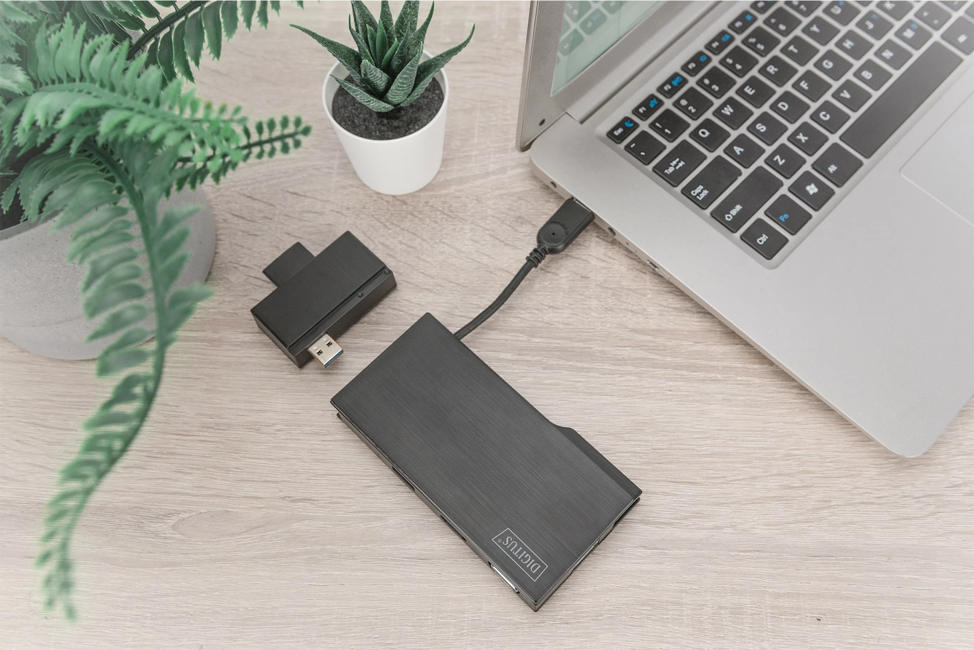 Docking station Digitus Travel VGA HDMI gri