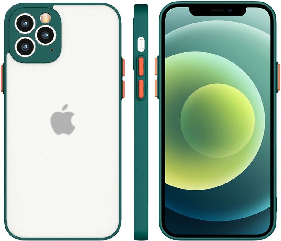 Mbështjellës silikoni Hurtel Milky Case për Samsung Galaxy A42 5G, i gjelbër i errët