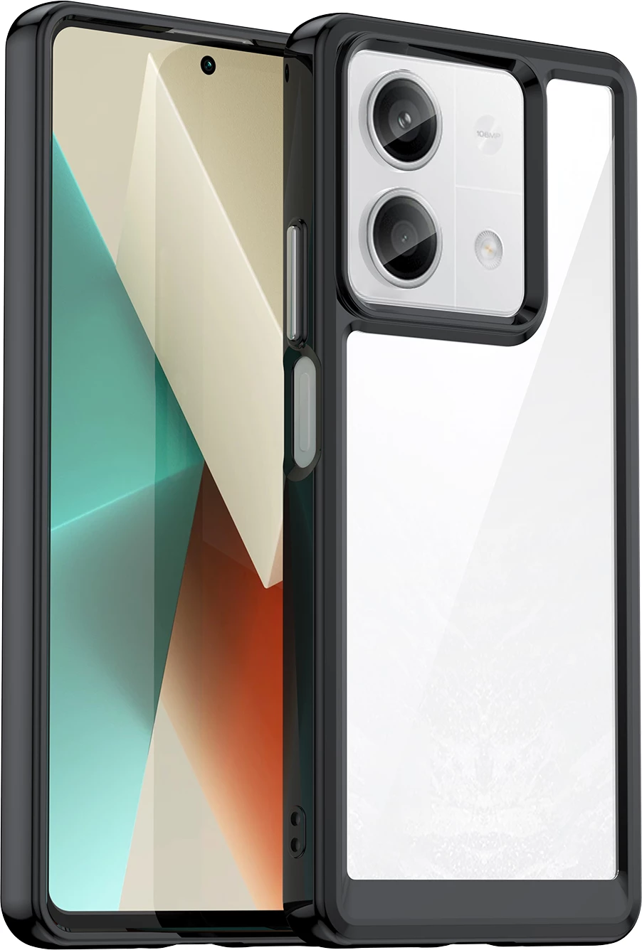 Mbështjellës Hurtel Outer Space për Xiaomi Redmi Note 13 Pro+, i zi