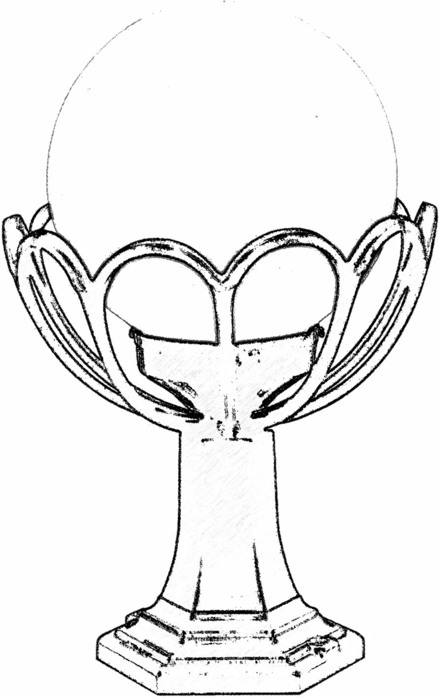 Llambë muri për jashtë, Opviq, BSU-68081-BSY-M7-KOP, e zezë dhe e bardhë