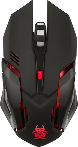 Maus Tracer GameZone ROCKY RF NANO, RGB, i zi
