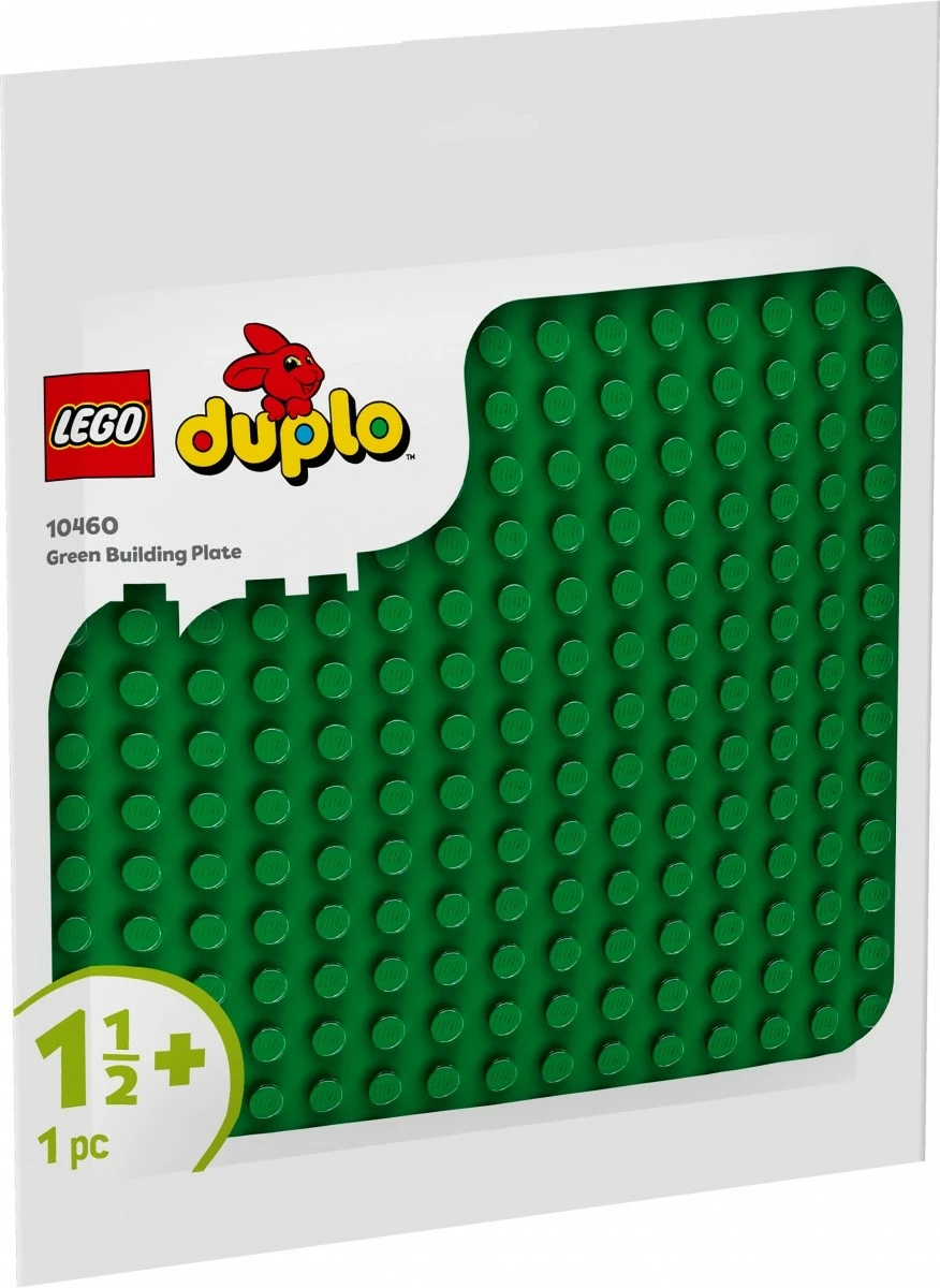 Pllakë ndërtimi LEGO DUPLO 10460, 25x25 cm, e gjelbër