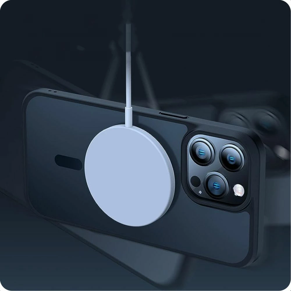 Mbështjellës Tech-Protect MagMat MagSafe për iPhone 15, Transparent/Black