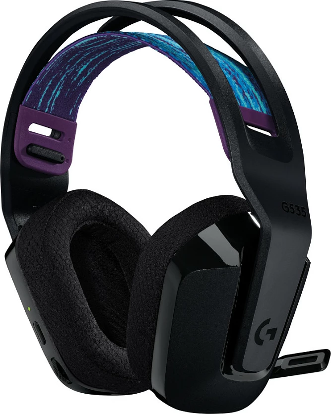 Kufje gaming Logitech G G535 LIGHTSPEED, Wireless, 20 - 20000 Hz, 236 g, Ngjyrë e zezë