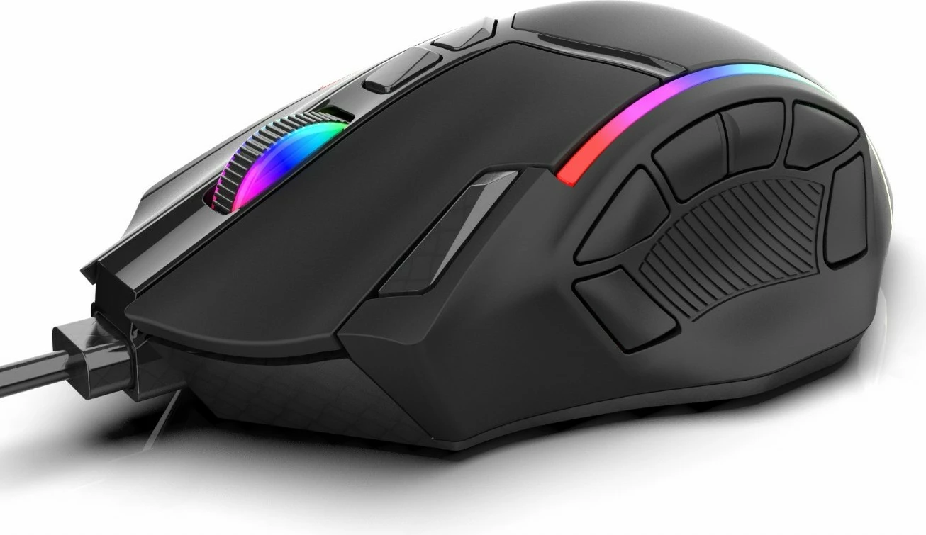 Maus gaming Incase IMG-351, 12800 DPI, RGB, USB, i zi