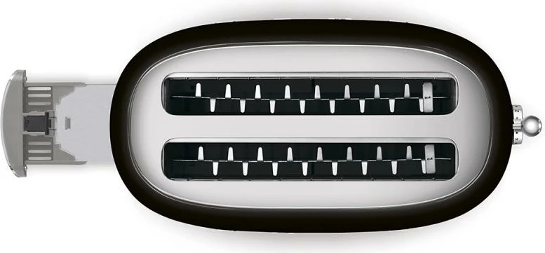 Toster, SMEG, TSF02BLEU, me kontroll të theksimit dhe funksione praktike, e zezë