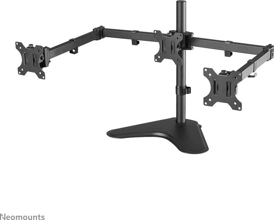 Mbajtës monitori Neomounts FPMA-D550DD3BLACK, për 3 ekrane, 13-27", rregullim lartësie, i zi