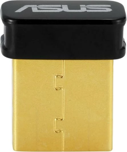 Adapter Wi‑Fi USB, Asus USB-N10 Nano (90IG05E0-MO0R00), 150 Mbit/s 802.11n, nano, e zezë