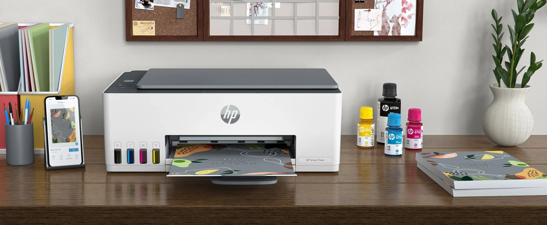 Printer HP Smart Tank 580, All-in-One, Gri