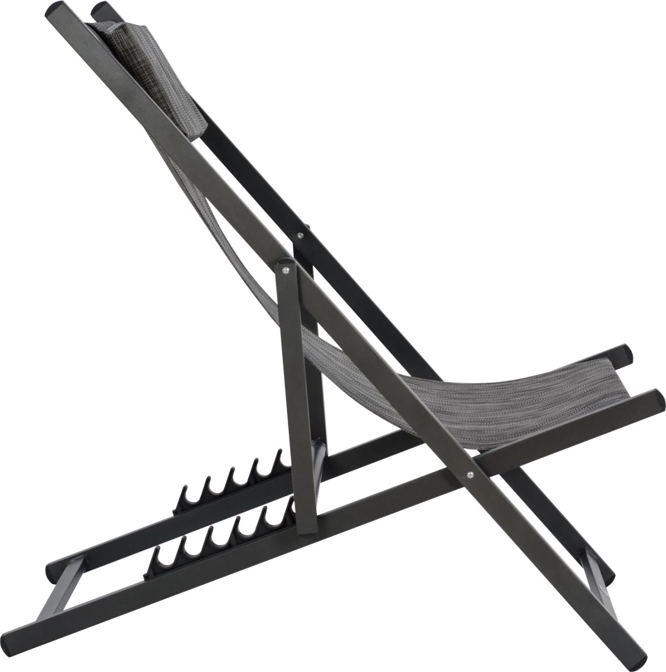 Karrige lounge profesionale KEA FH5076.10 alumini & textilene ngjyrë gri 59,5x102,5x94H cm