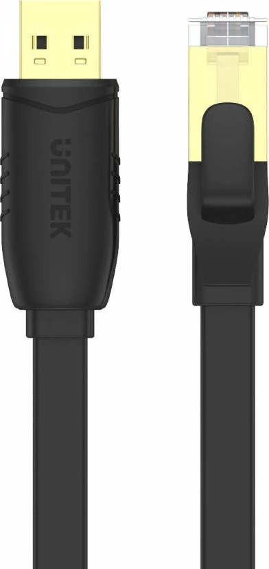 Kabllo konsolë USB-A në RJ-45 Unitek Y-SP02001B, 1.8m, e zezë