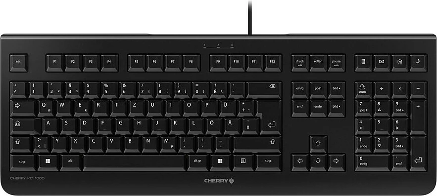 Tastierë Cherry KC 1000 me kabllo, e zezë