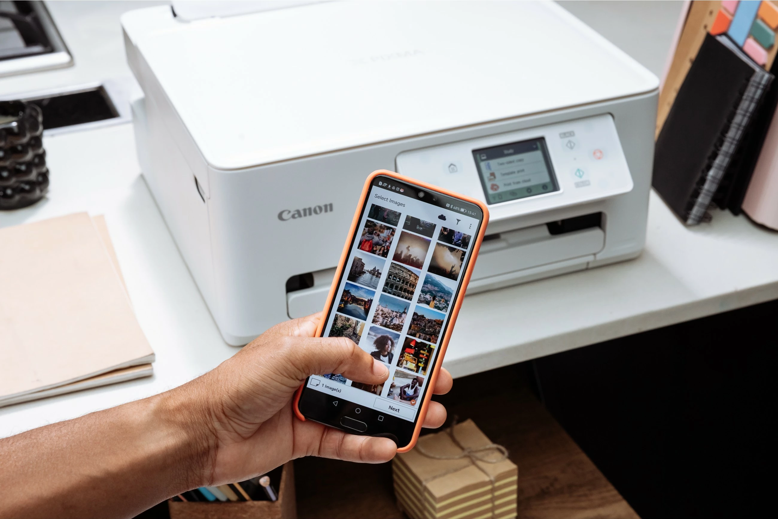 Printer Canon PIXMA TS7650i, Inkjet, 1200 x 1200 DPI, A4, Bardhë