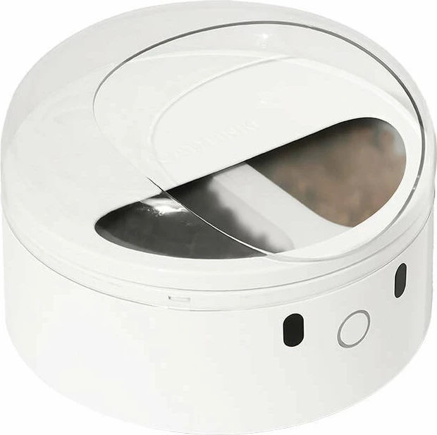 Dispenser smart ushqimi për mace Catlink F03, 400 ml, RFID + njohje fytyre, i bardhë, set me qafore + RFID tag
