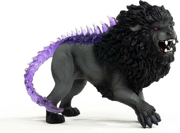 Figurë lodër Schleich ELDRADOR CREATURES Shadow Lion, 7-12 vjeç, e zezë, vjollcë