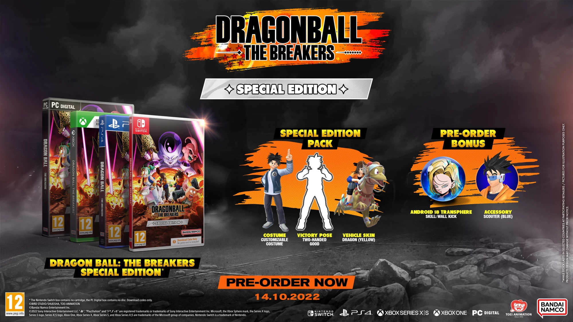Lojë Bandai Namco Dragon Ball: The Breakers Special Edition (CIAB) për Xbox Series X & Xbox One