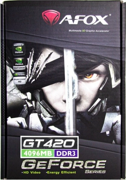 Kartelë grafike AFOX Geforce GT420, 4GB DDR3, 128-bit, LP, DVI HDMI VGA
