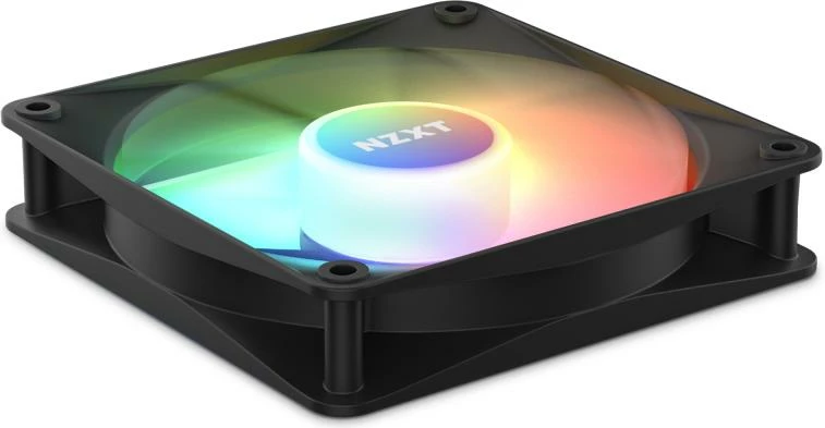 Ventilator kasë kompjuteri, NZXT, F Series F120 RGB Core (RF-C12SF-B1 RFC12SFB1), 120mm, RGB, 500rpm, 33dB, i zi