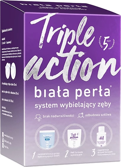 Set për zbardhje dhëmbësh Biała Perła unisex