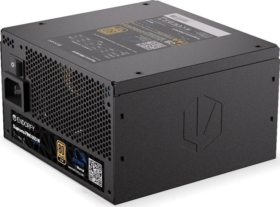 Kasë fuqie Endorfy Supremo FM6 850W, E Zezë
