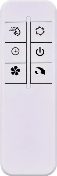 Ventilator me mjegullues Elit FMS-4025WH 16" 75W depozitë uji 2.8L 3 shpejtësi oscilim telekomandë bardhë