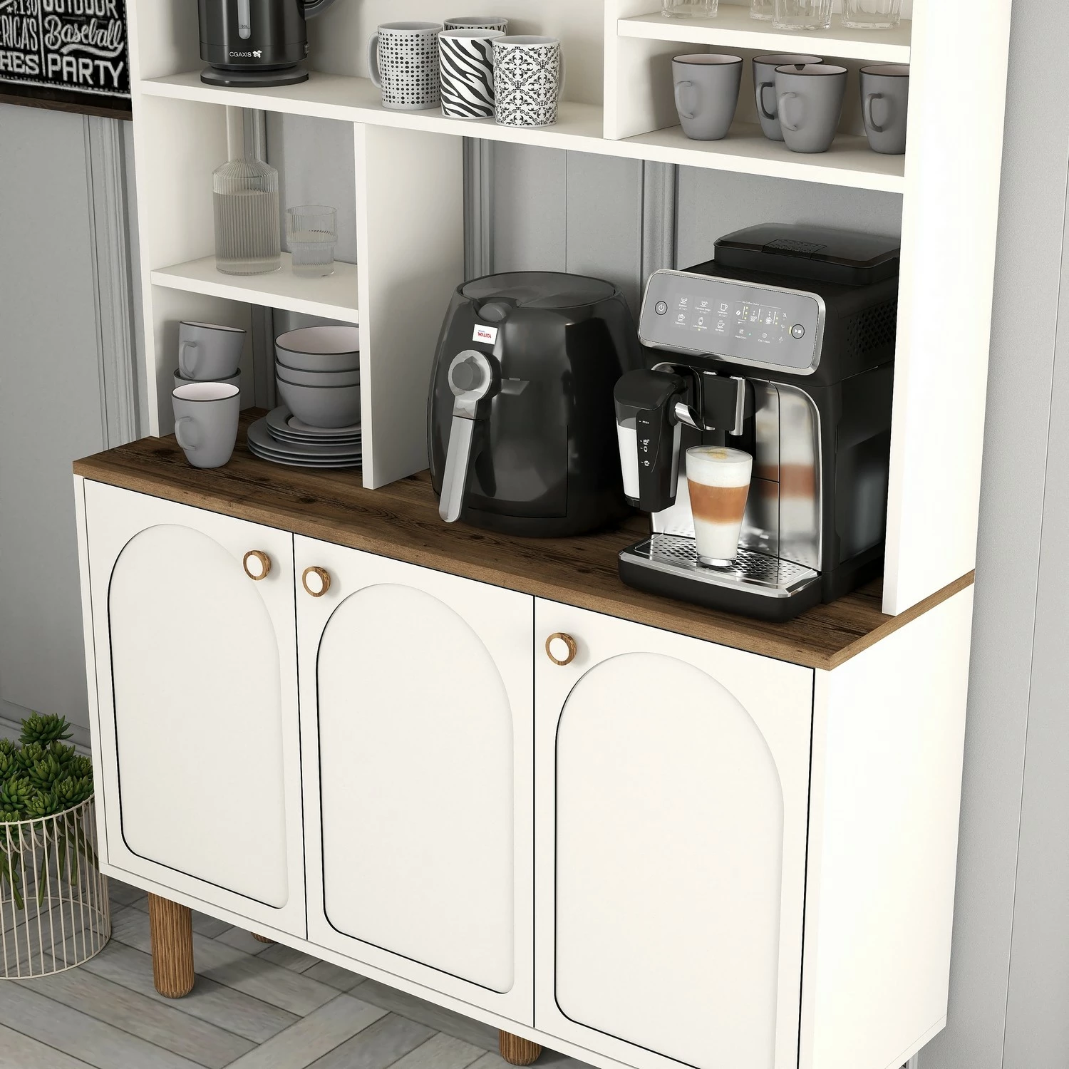 Dollap për kafe, krem, Skye Decor, Bohem 861