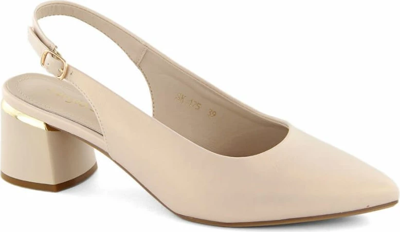 Sandale elegante për femra Sergio Leone, bejxh