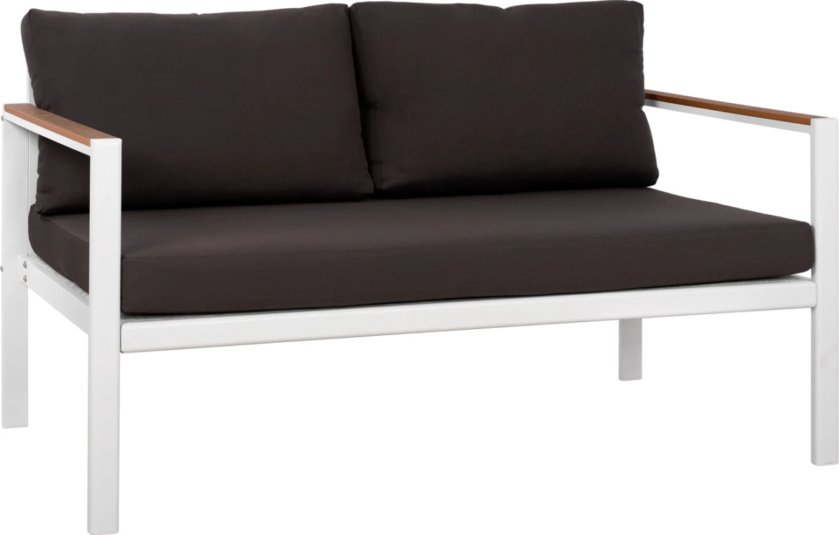 Divan 2 vendësh alumini FH5523.01 i bardhë