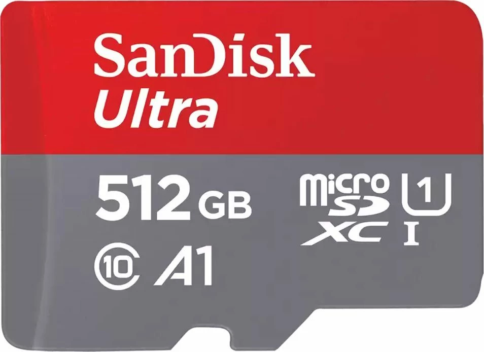 Kartelë memorie microSDXC SanDisk Ultra 512GB Class 10 UHS-I/U1 A1 me adapter (SDSQUAC-512G-GN6MA)