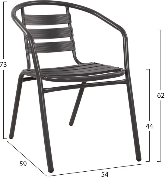 Set kopshti tavolinë & karrige FH10468, 3 pjesë