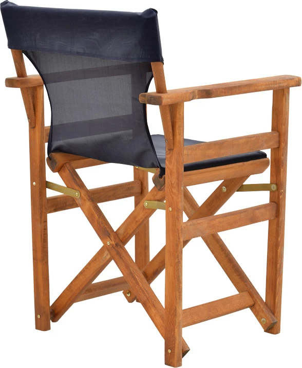 Karrige regjisori, dru ahu i fortë, ngjyrë arre - pëlhurë e zezë Nexus