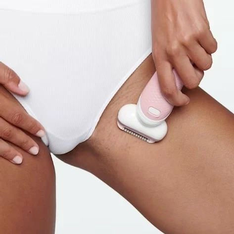 Epilator Braun Silk-épil 9-000, i bardhë-rozë