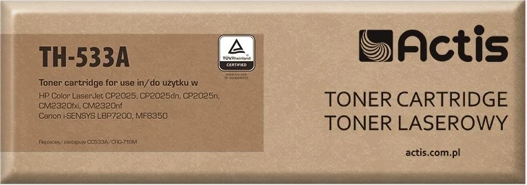 Toner zëvendësues Actis TH-533A për HP 304A CC533A, Canon CRG-718M, vjollcë