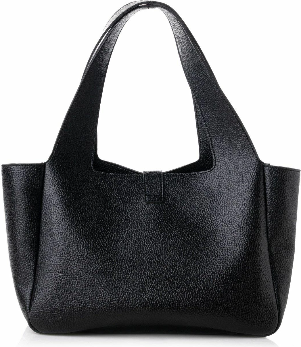 Çantë tote e zezë Vince Camuto, L'Aquila