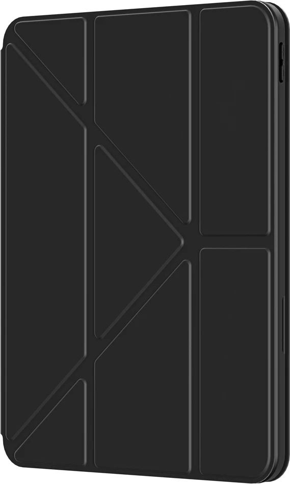 Mbështjellës tablet AmazingThing Titan Pro Mag Case për iPad Air 13" M2/M3, magnetik me qëndrim 720°, i shkëputshëm, mbajtës Apple Pencil, mbrojtje rënie 1.8 m, e zezë