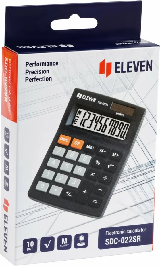 Kalkulator zyre ELEVEN SDC022SR, 10 shifra, i zi