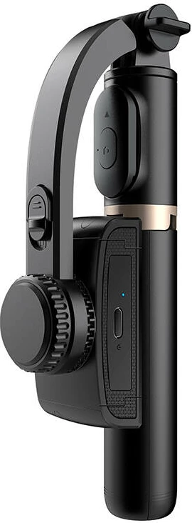 Gimbal/stativ APEXEL Q08d me dritë, i zi