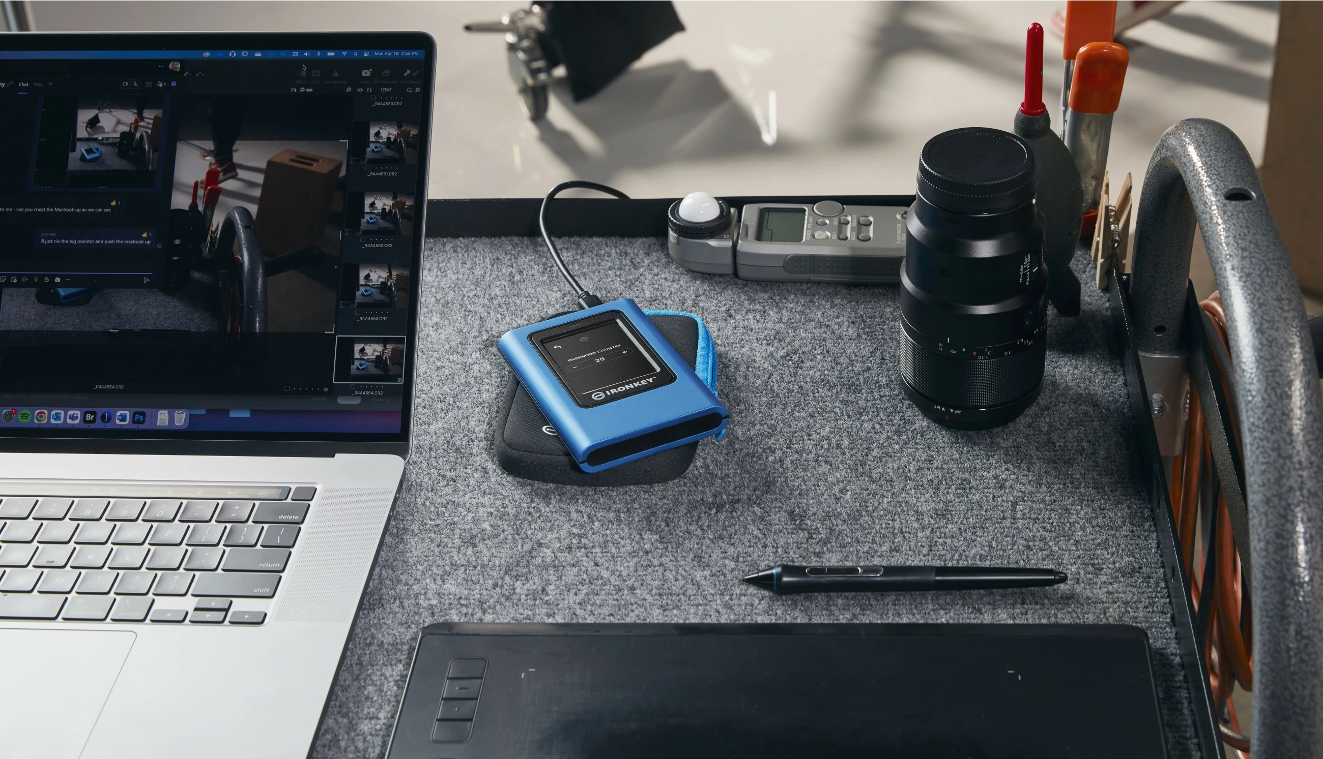 SSD i jashtëm Kingston IronKey Vault Privacy 80, 1.92 TB, USB Type-C, Blu