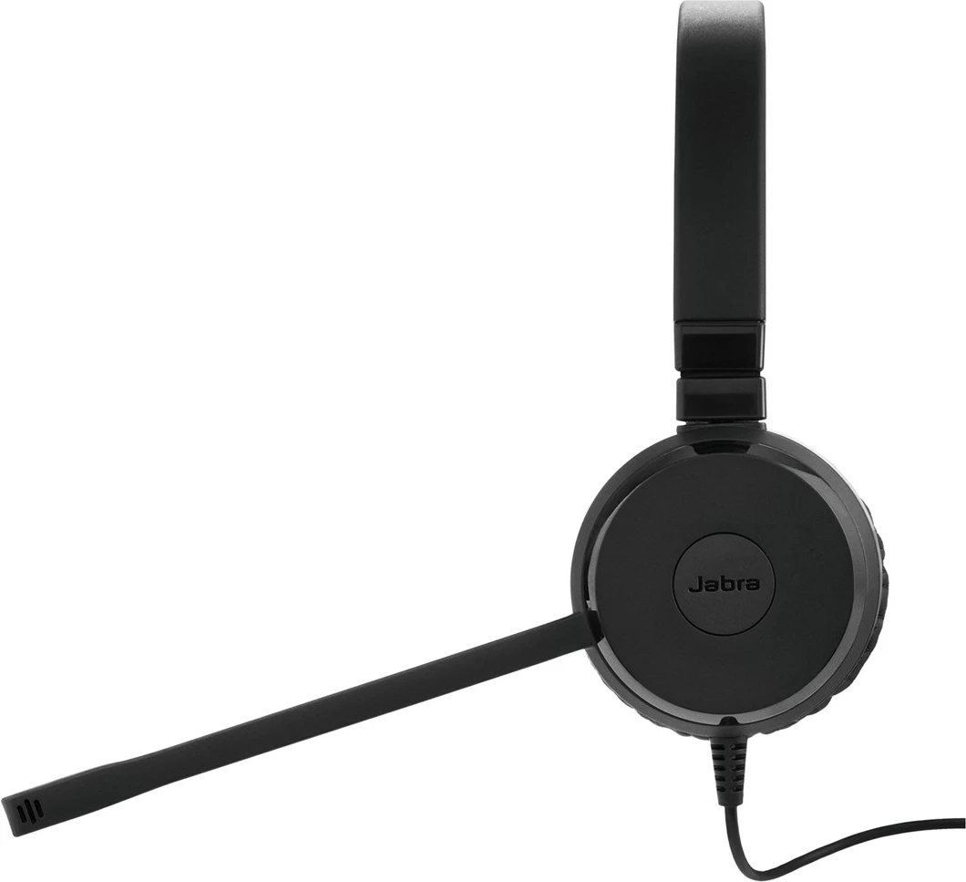 Kufje Jabra Evolve 20 SE me mikrofon, me kabllo, USB Type-C/Type-A, e zezë